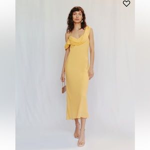 NWT Reformation Reya Dress in Sunshine 6